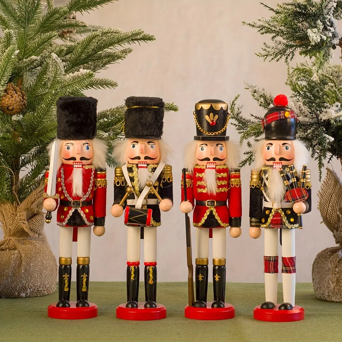 NussknackerJoy - Wooden Nutcracker Soldier Figure for Timeless Christmas Magic | ventumra