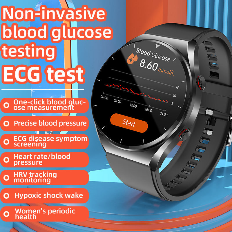 Advanced Health Tracker Smartwatch - ECG, BP, Sugar | ventumra
