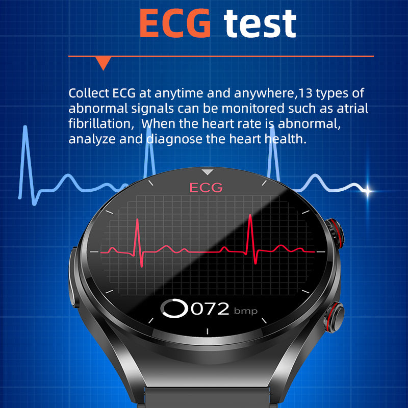 Advanced Health Tracker Smartwatch - ECG, BP, Sugar | ventumra