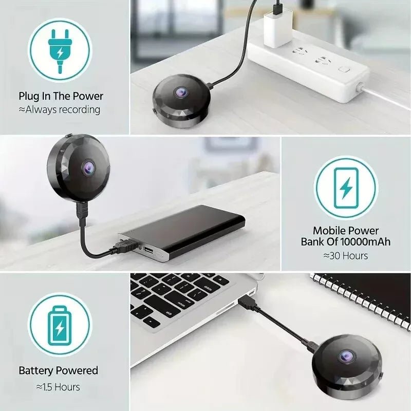 Mini WiFi Camera: 1080P HD, Night Vision, Motion Detection | ventumra