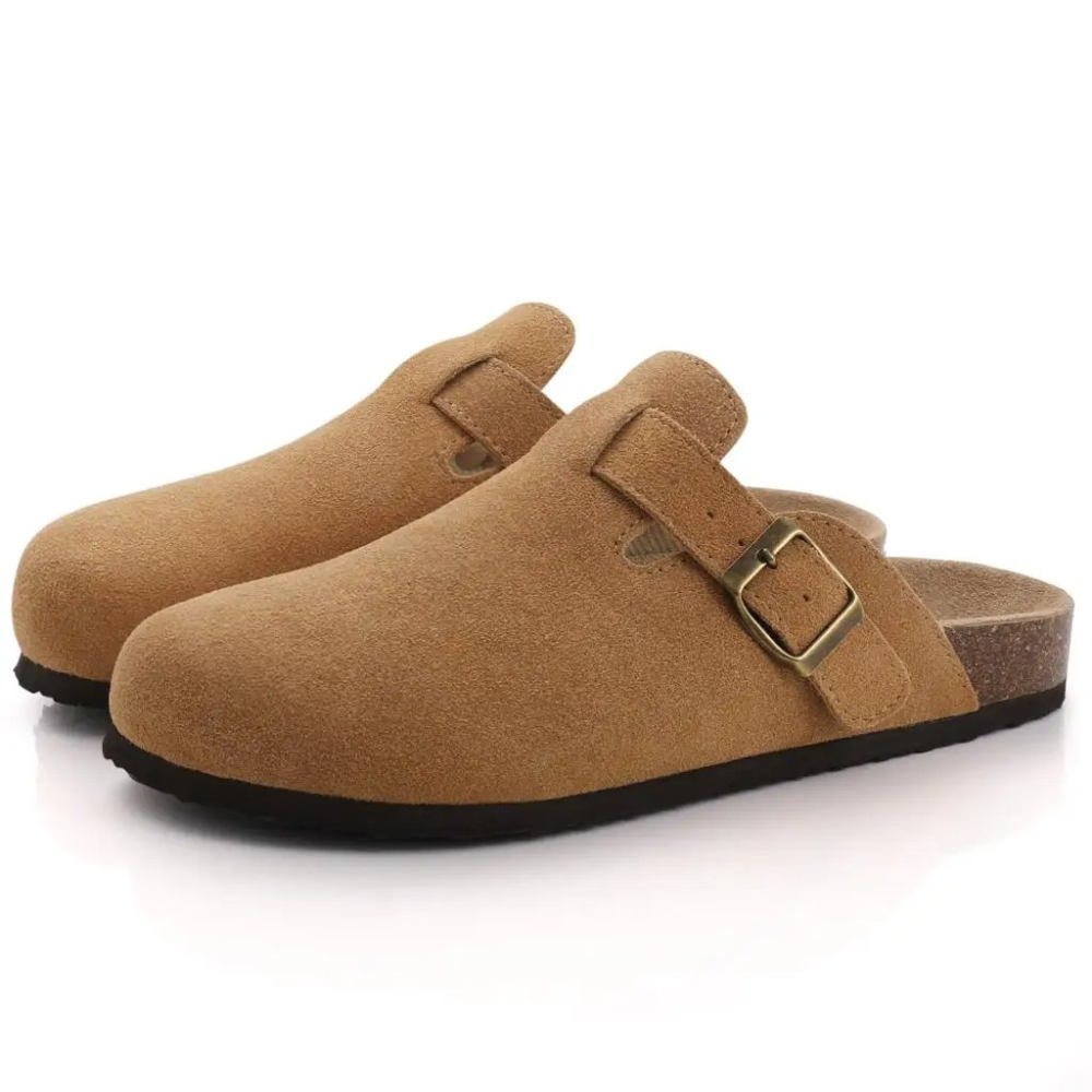Comfortable Suede Clogs with Arch Support | ventumra