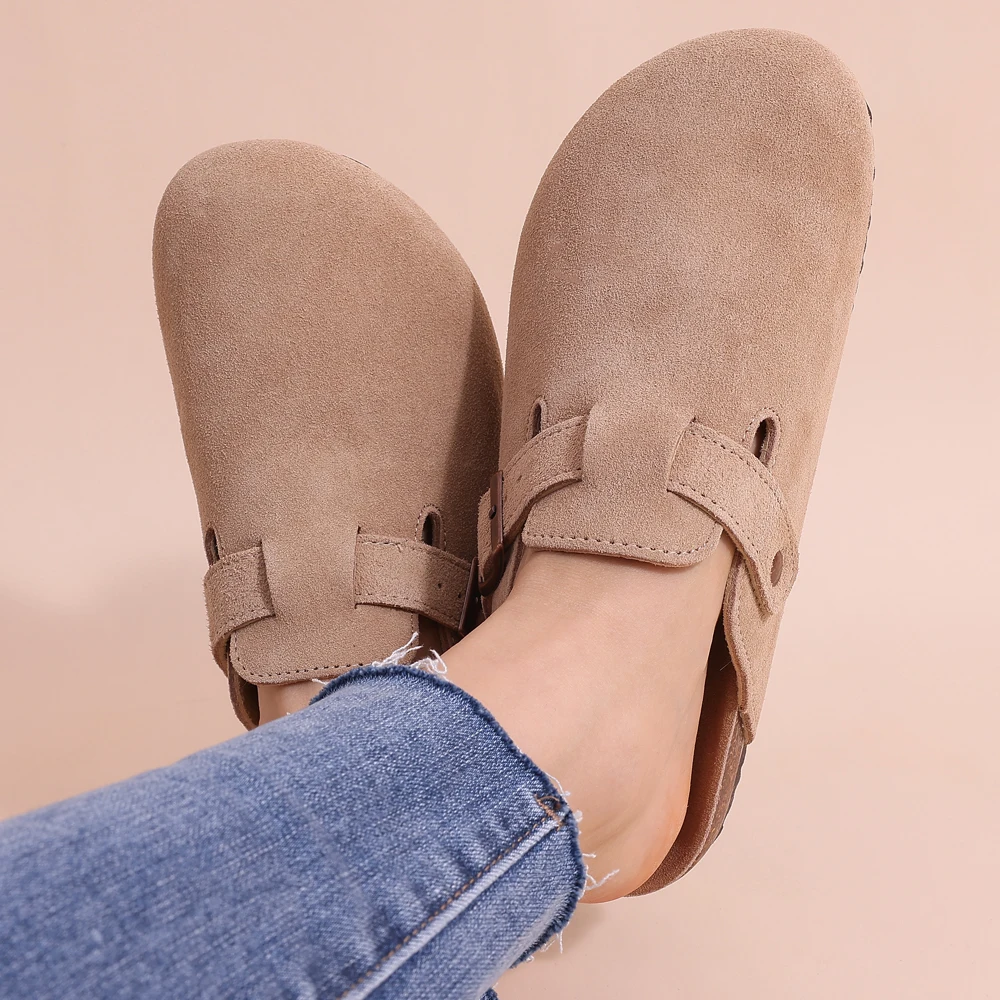 Comfortable Suede Clogs with Arch Support | ventumra