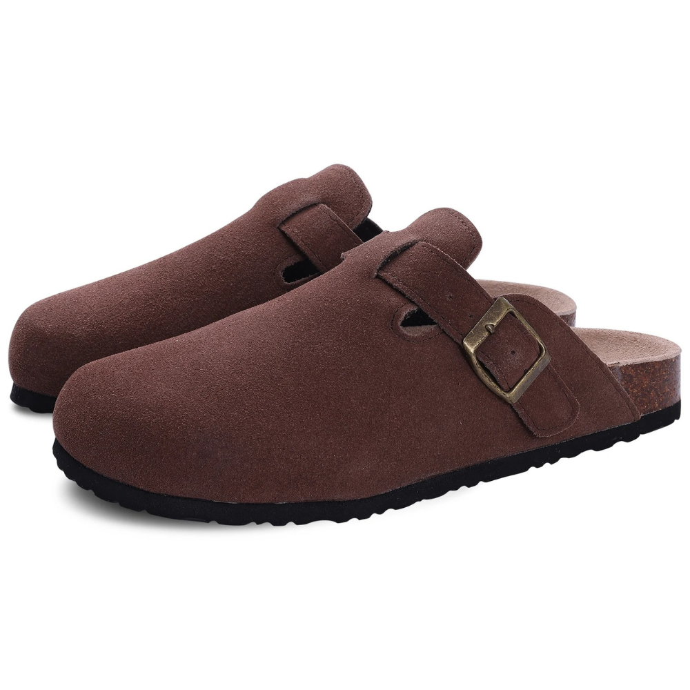 Comfortable Suede Clogs with Arch Support | ventumra