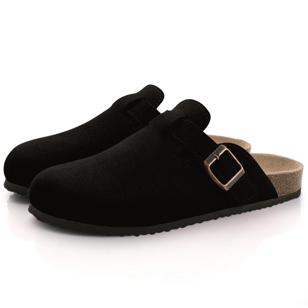 Comfortable Suede Clogs with Arch Support | ventumra