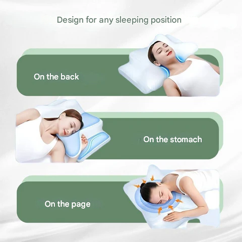 Orthopedic Pillow Ergonomic Support for Neck and Back Memory Foam | ventumra