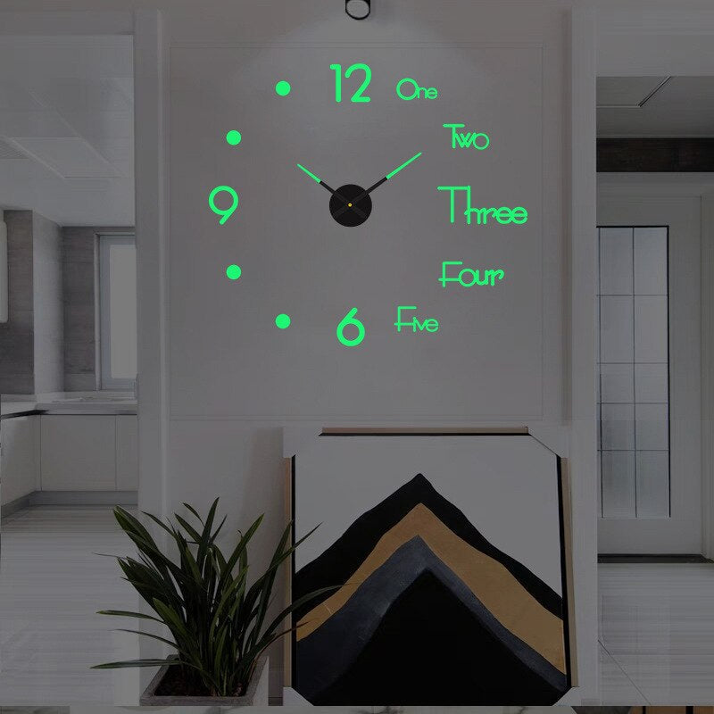 Oversized modern wall clock | ventumra