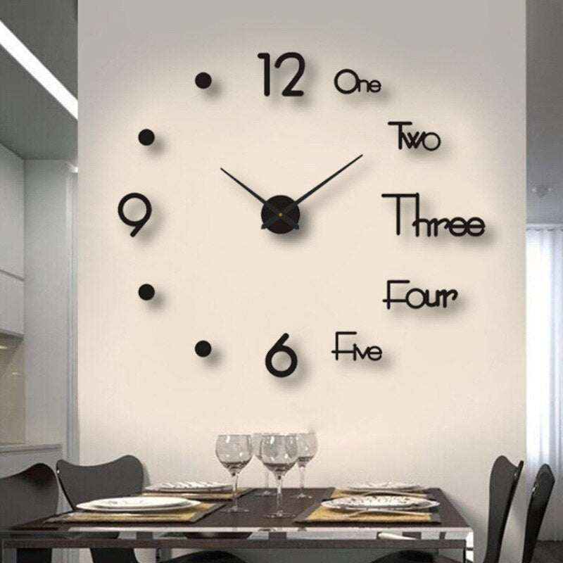 Oversized modern wall clock | ventumra