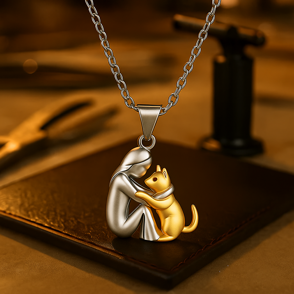 PawHeart Necklace – Jewelry for Dog Lovers with Paw Print | ventumra