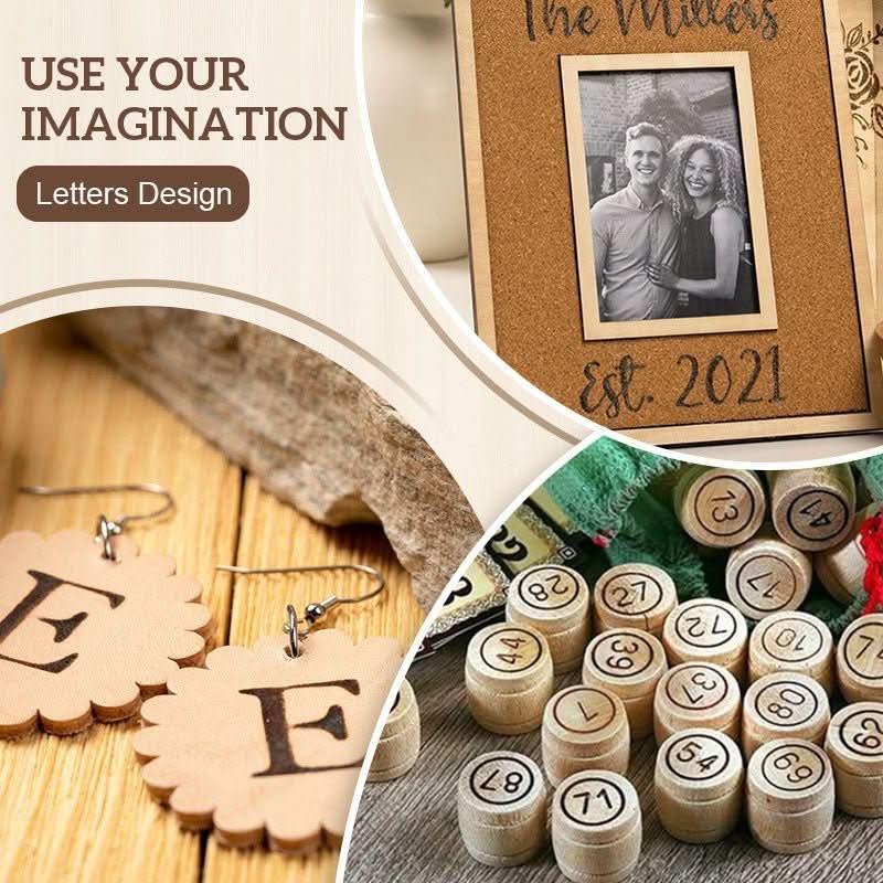 piece Woodburning & Engraving Tool Adjustable Temperature DIY Craft Set Wood, Leather & Metal | ventumra