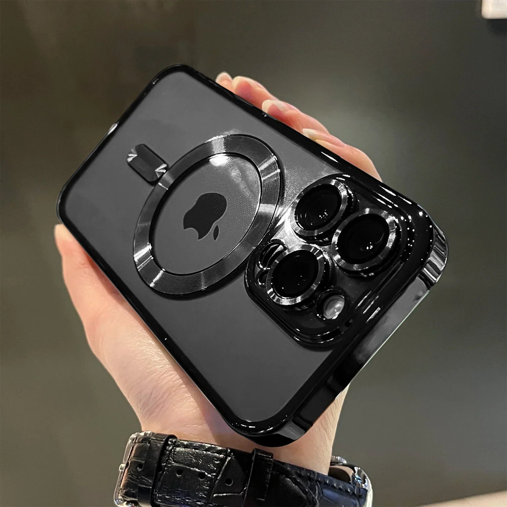Plated Clear Magnetic Soft Case for iPhone | ventumra