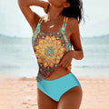 Women's Boho Tankini Swimsuit Set | ventumra