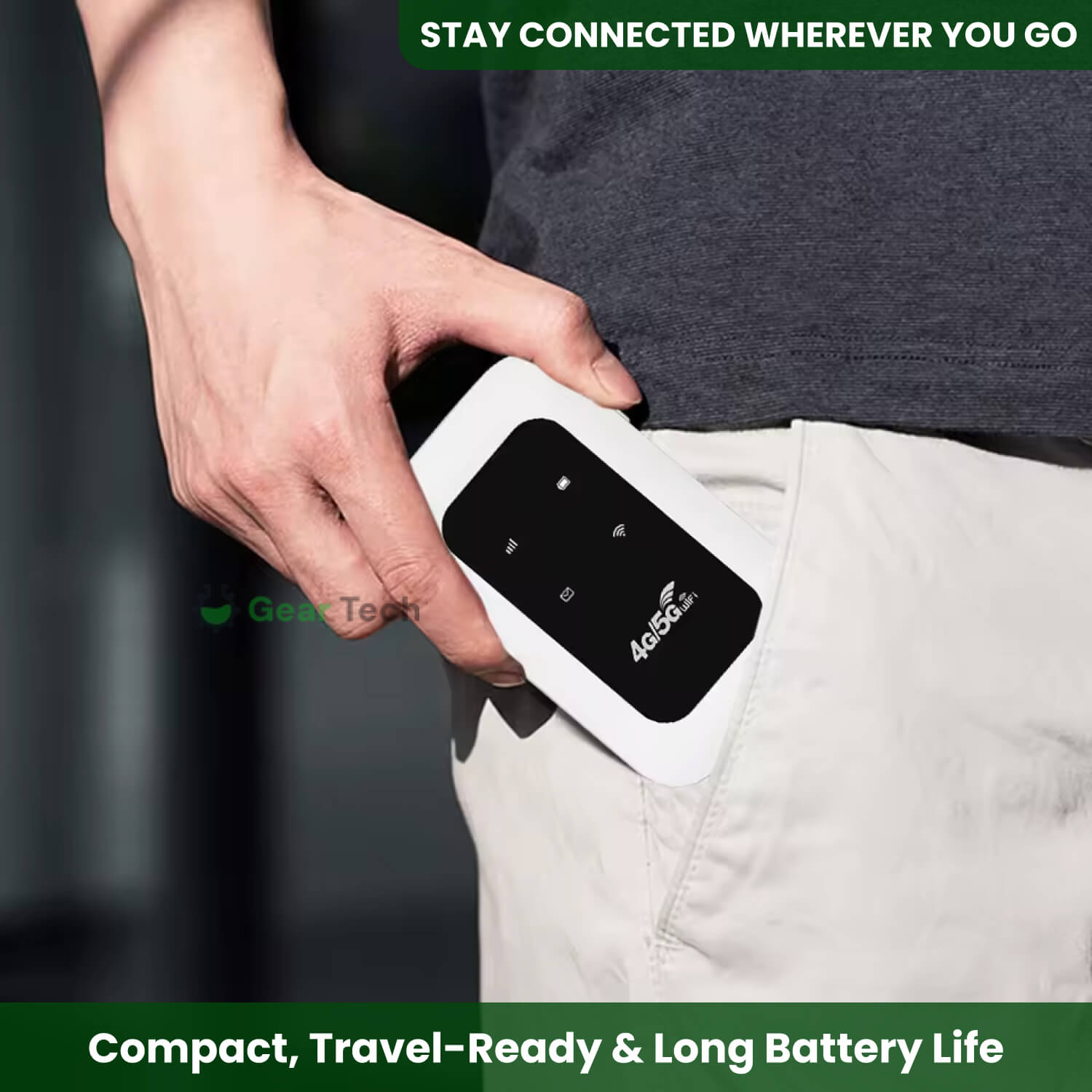 Portable 5G Wi-Fi Router Secure, High-Speed Connection for Travel and Home Use | ventumra