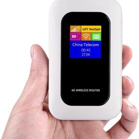 Portable 5G Wi-Fi Router Secure, High-Speed Connection for Travel & Home Use | ventumra