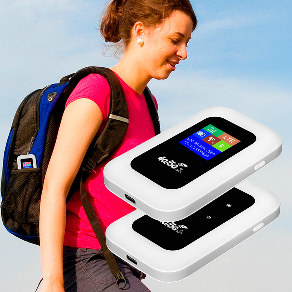 Portable 5G Wi-Fi Router Secure, High-Speed Connection for Travel & Home Use | ventumra