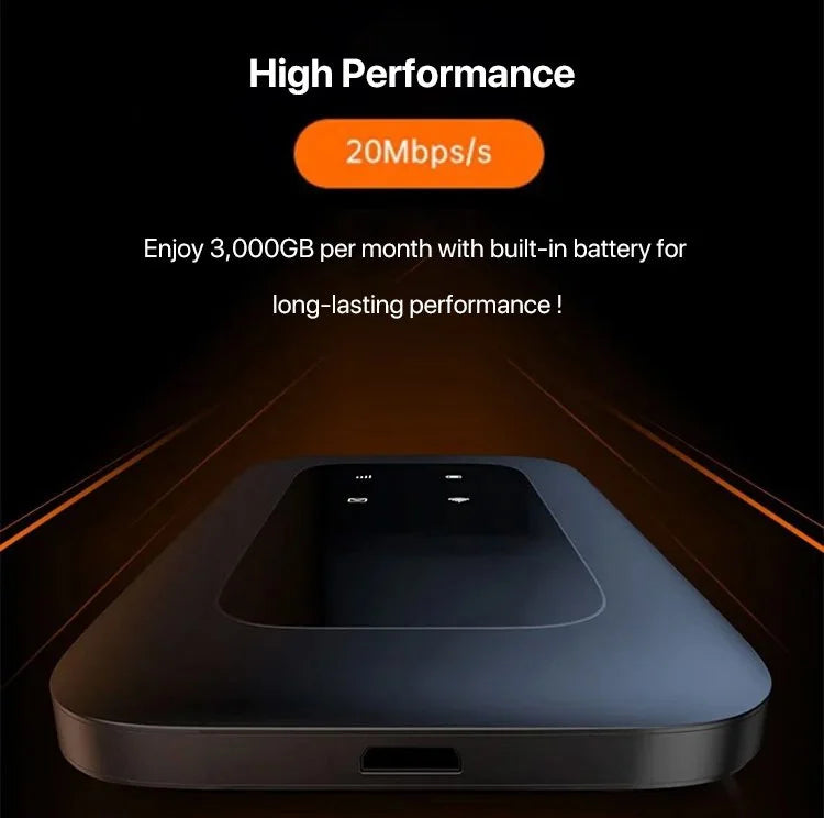 Portable 5G WiFi Router – High-Speed Mobile Wireless Internet Hotspot | ventumra