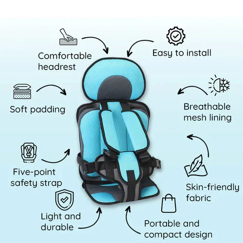 Compact Foldable Booster Car Seat for Kids | ventumra
