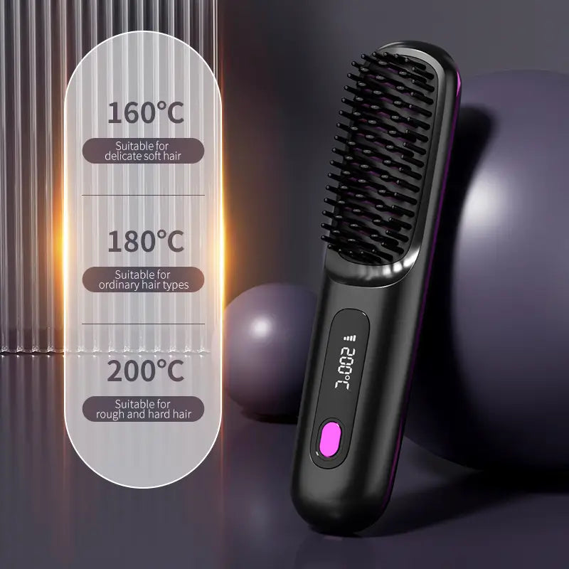 Portable Hair Styling Brush Smooth and Healthy Hair Anytime, Anywhere | ventumra