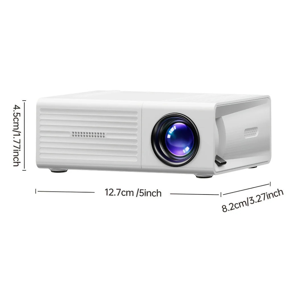 Portable Mini HD LED Projector Home Theater Outdoor 3000 Lumen | ventumra