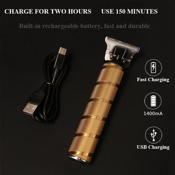 Professional Hair Clippers for Men Gold Set Gold Cordless Clippers | ventumra