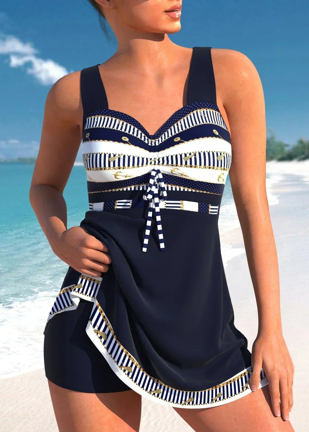 Quick-Drying Tummy Control Swimsuit | ventumra