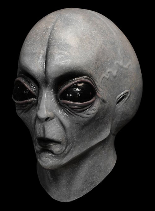 Extraterrestrial Mask - Realistic Alien Latex & Silicone Headwear | ventumra
