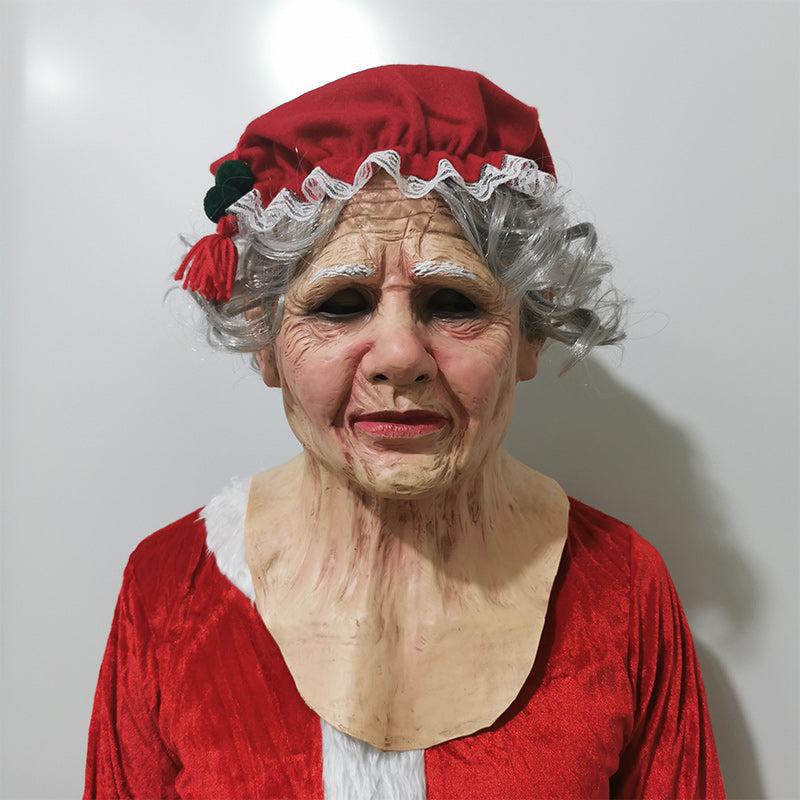 Elderly Man Character Costume Mask Halloween Cosplay Prop | ventumra
