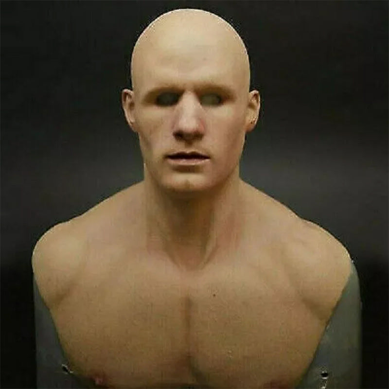 Elderly Man Character Costume Mask Halloween Cosplay Prop | ventumra