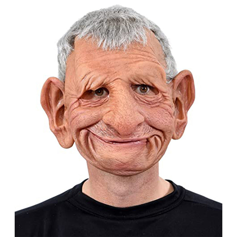 Elderly Man Character Costume Mask Halloween Cosplay Prop | ventumra