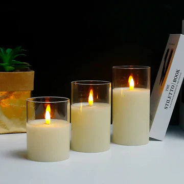 Realistic LED Flameless Candles Set | ventumra