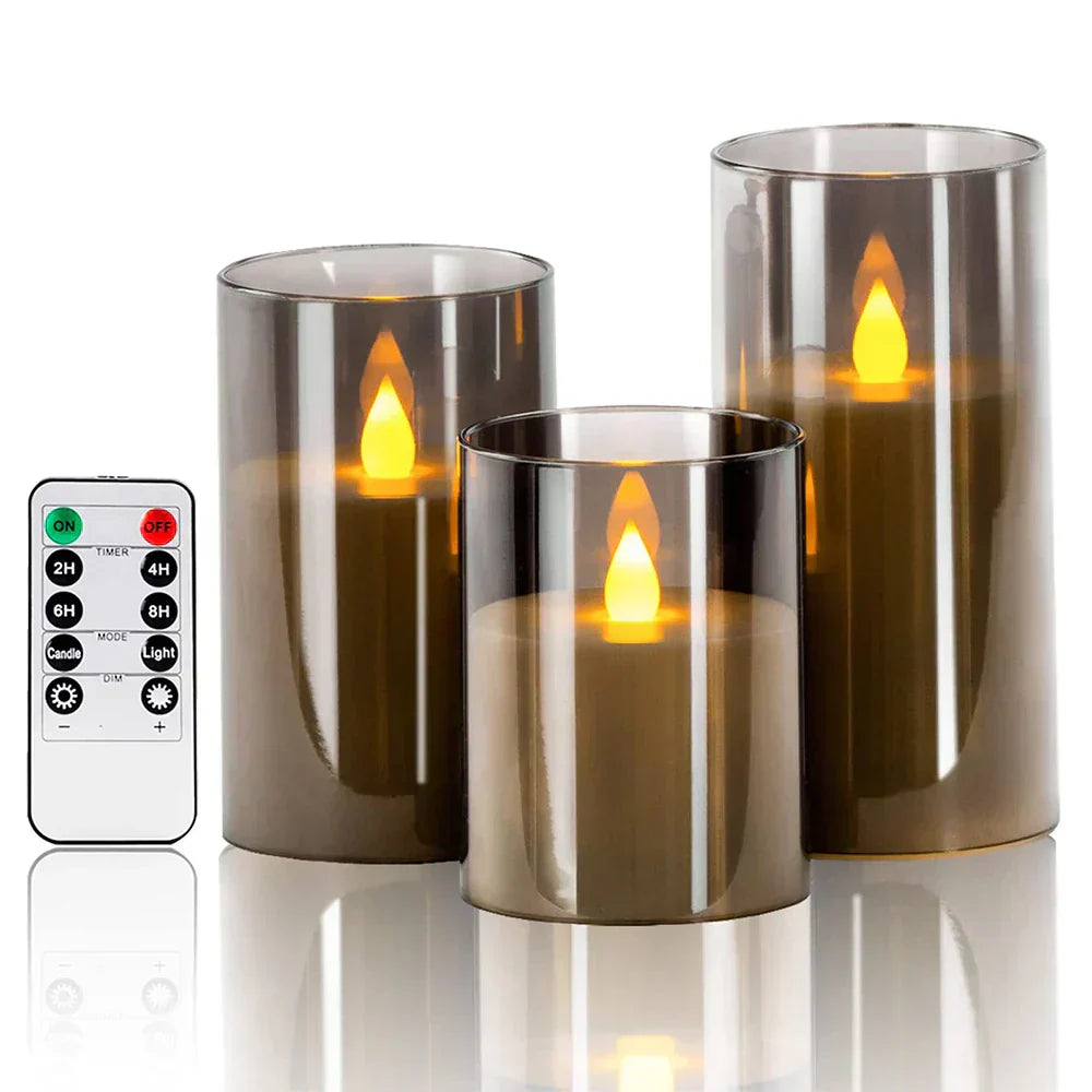 Realistic LED Flameless Candles Set | ventumra