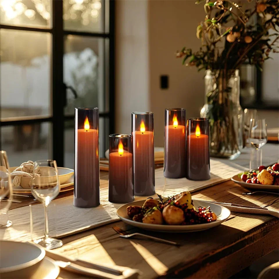 Realistic LED Flameless Candles Set | ventumra