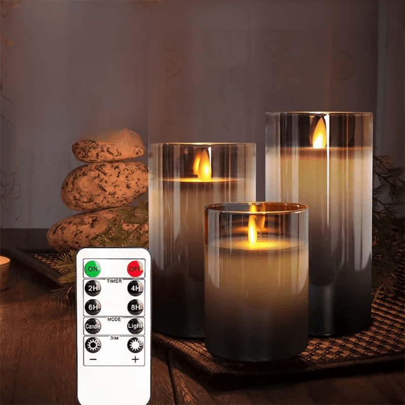 Realistic LED Flameless Candles Set | ventumra