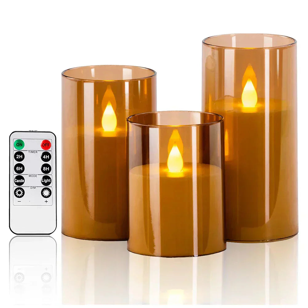 Realistic LED Flameless Candles Set | ventumra