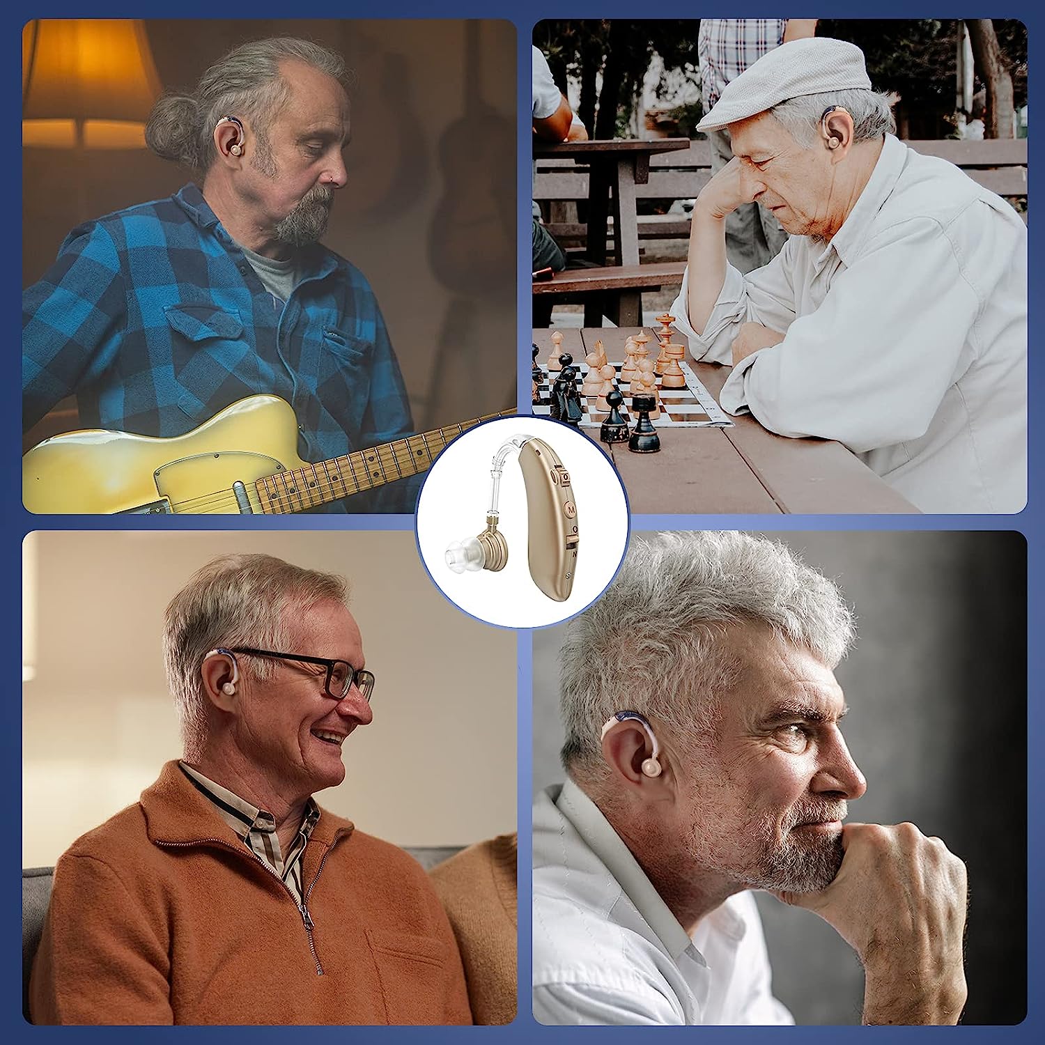 Rechargeable Digital Behind-the-Ear Hearing Aids with Noise Reduction | ventumra