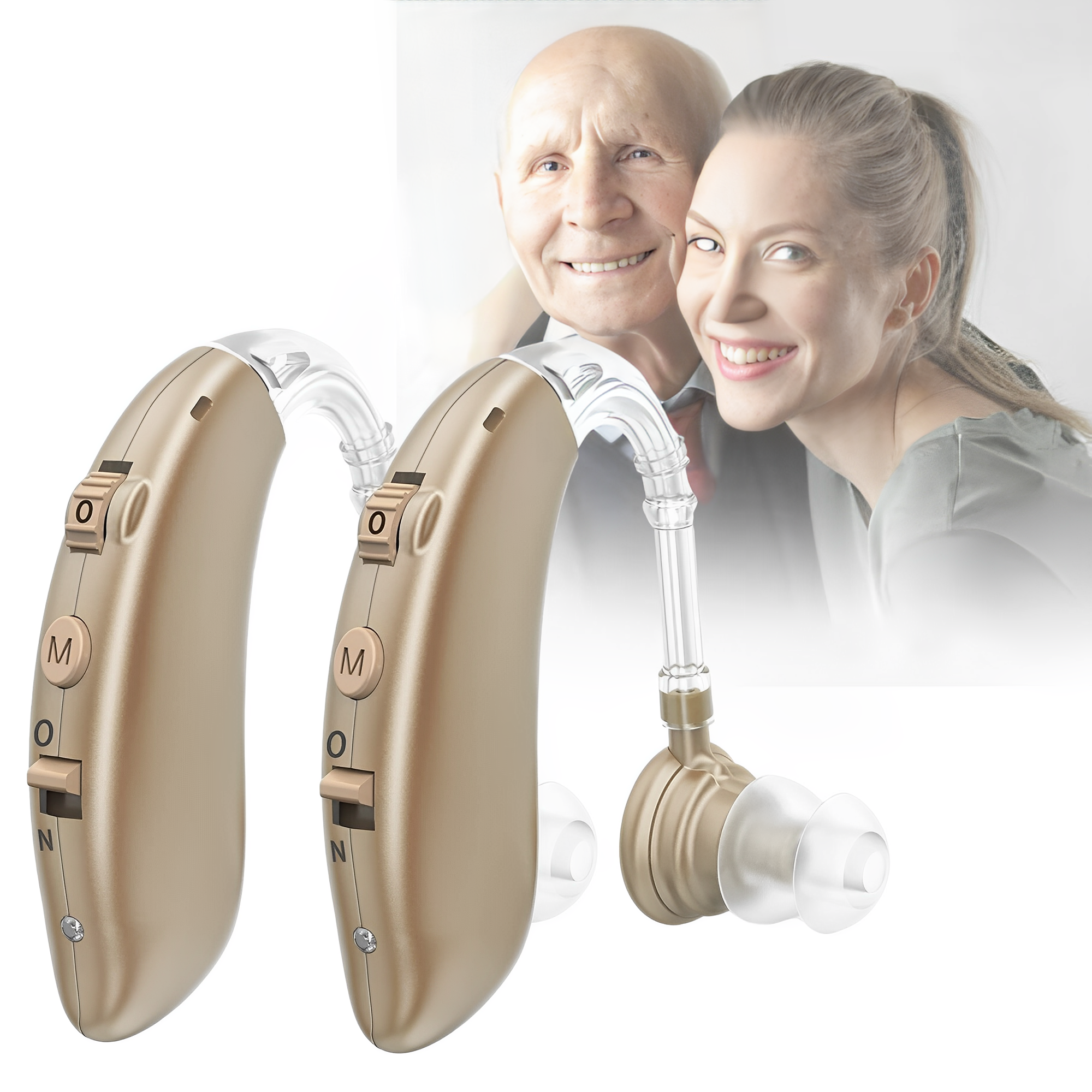 Rechargeable Digital Behind-the-Ear Hearing Aids with Noise Reduction | ventumra