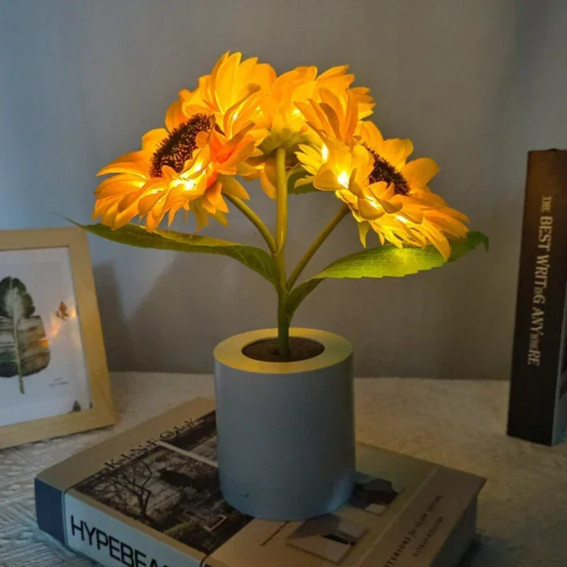Rechargeable Sunflower Night Lamp | ventumra