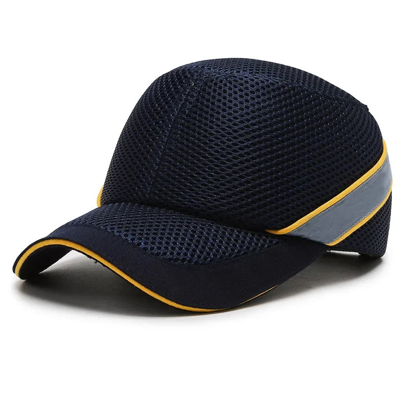 Red protective cap with ABS liner for workplace safety | ventumra