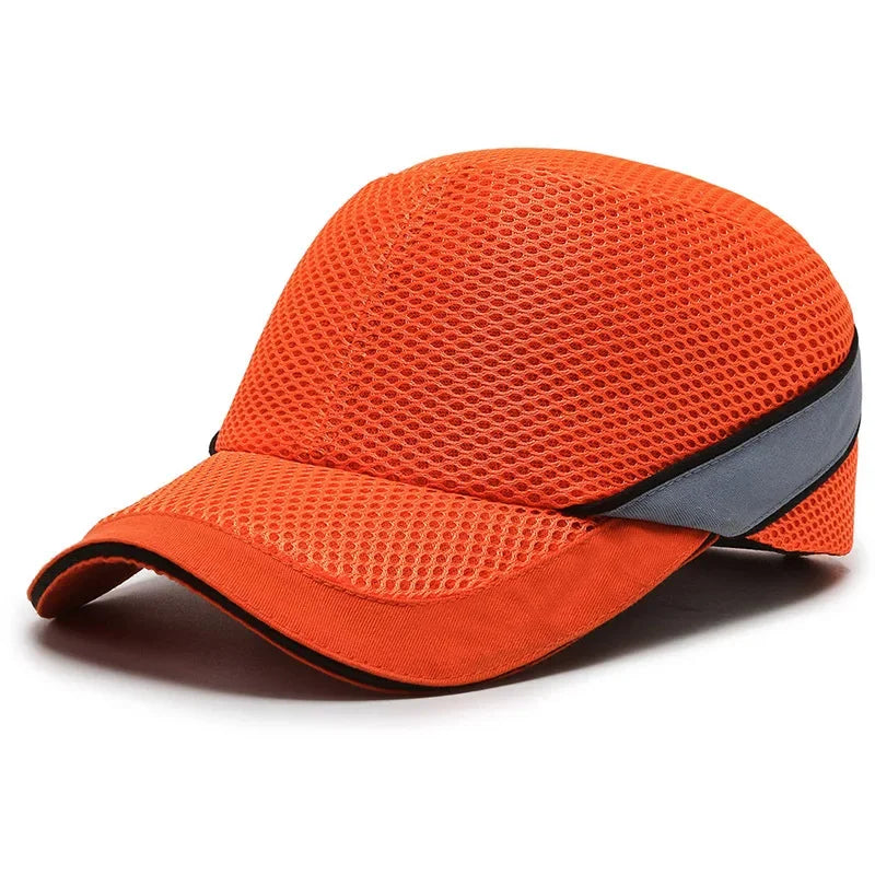 Red protective cap with ABS liner for workplace safety | ventumra