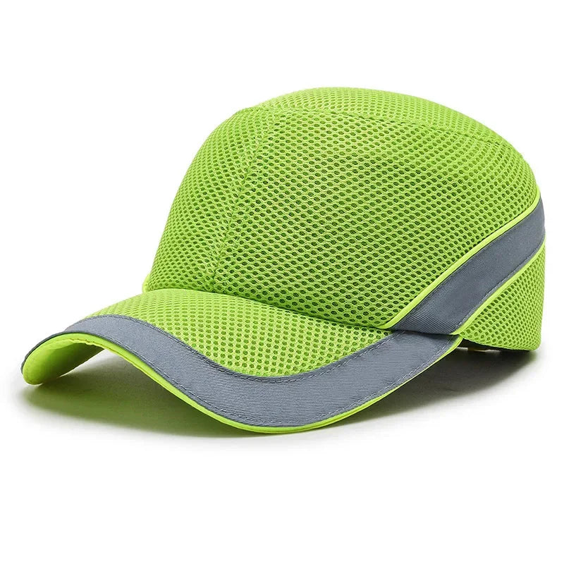 Red protective cap with ABS liner for workplace safety | ventumra
