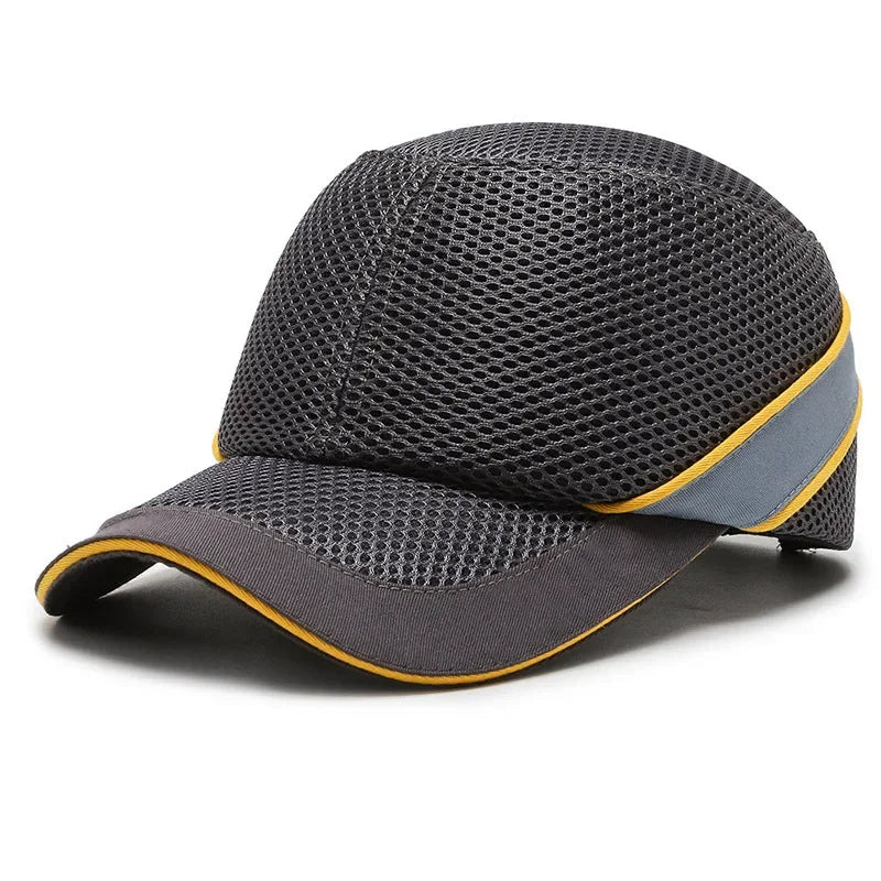 Red protective cap with ABS liner for workplace safety | ventumra