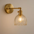 Retro Wall Lamp with Tulip Glass Shade Vintage Style | ventumra