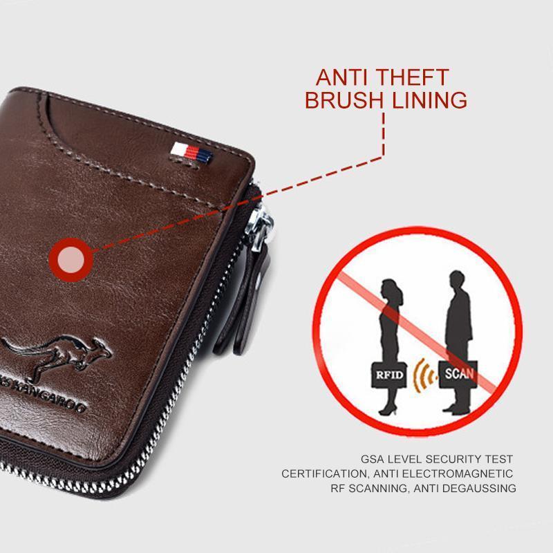 RFID-blocking wallet for men | ventumra