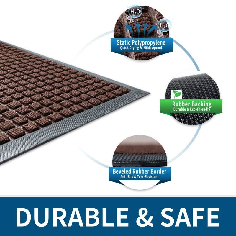 Robust Anti-Slip Doormat for Scraping Dirt | ventumra