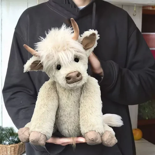 Scottish Handmade Highland Cattle Plush Toy | ventumra