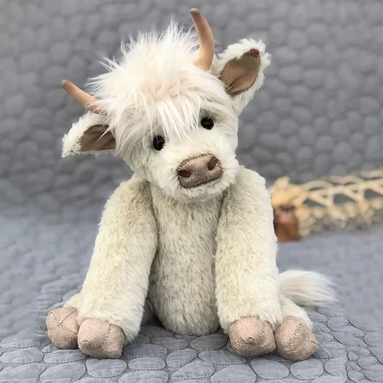 Scottish Handmade Highland Cattle Plush Toy | ventumra