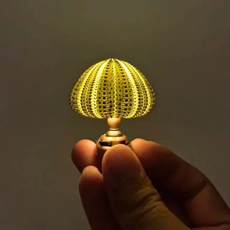 Gilded Sea Urchin DIY Lamp - Accent Light | ventumra