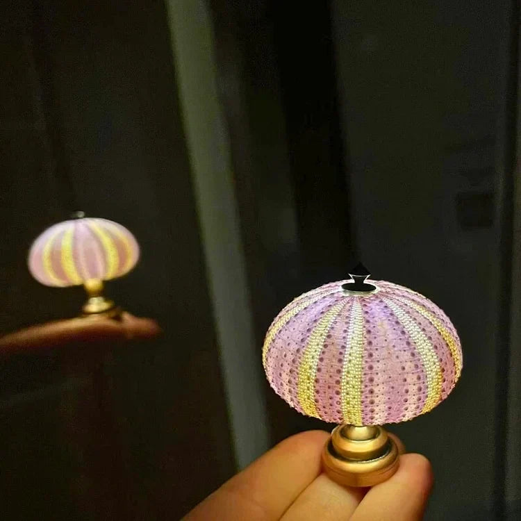 Gilded Sea Urchin DIY Lamp - Accent Light | ventumra