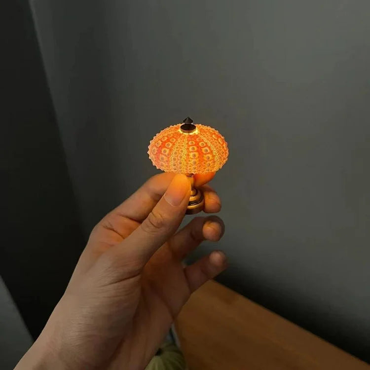 Gilded Sea Urchin DIY Lamp - Accent Light | ventumra