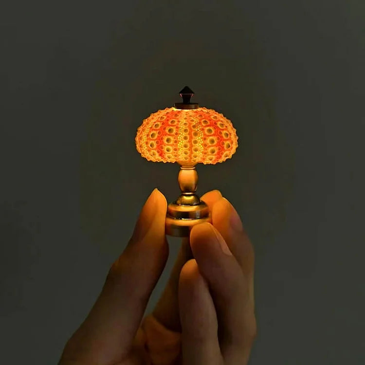 Gilded Sea Urchin DIY Lamp - Accent Light | ventumra
