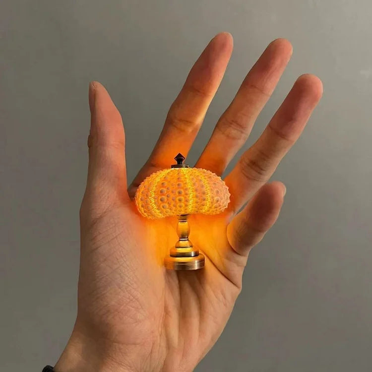 Gilded Sea Urchin DIY Lamp - Accent Light | ventumra